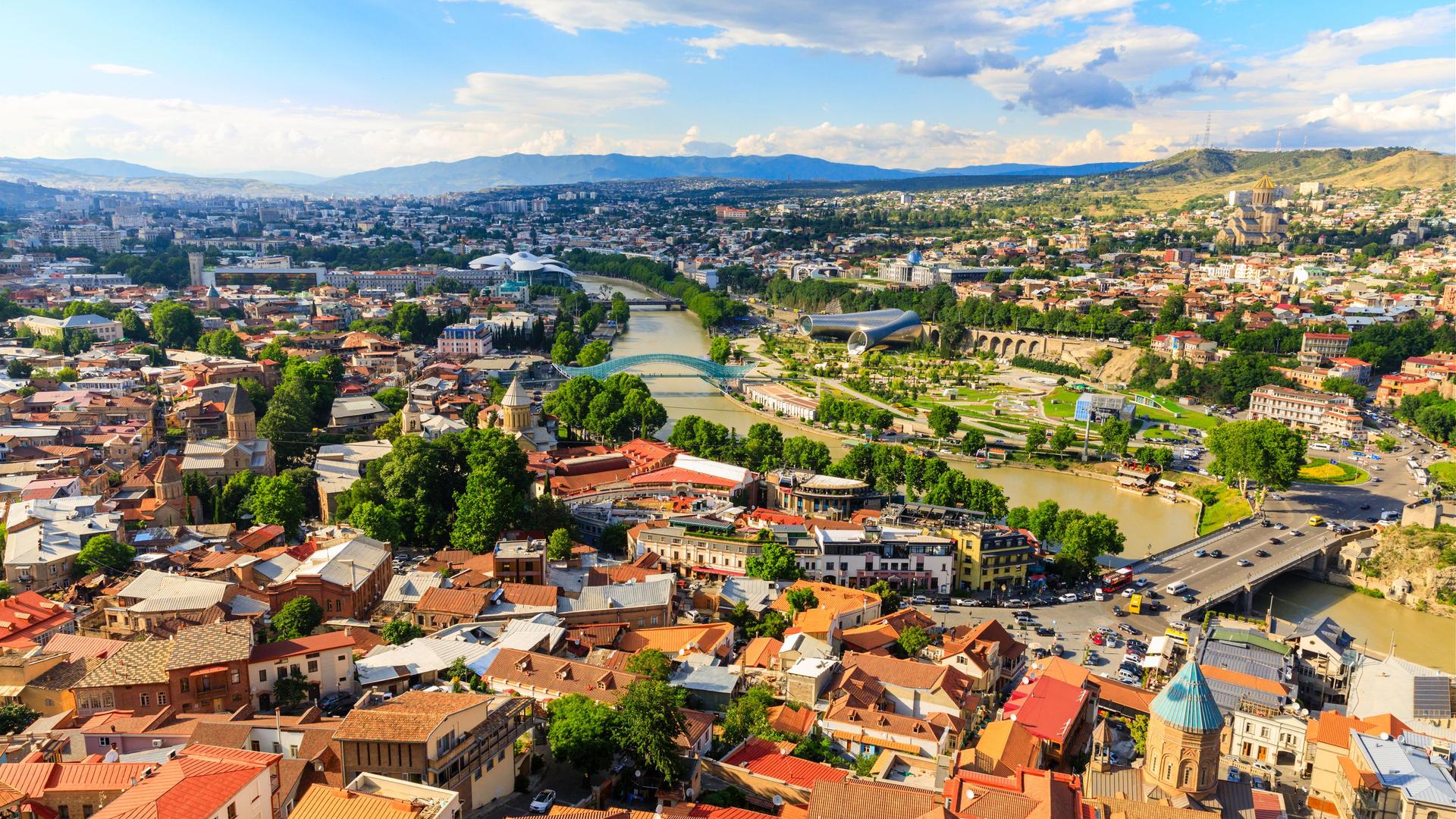 Tbilisi cityscape